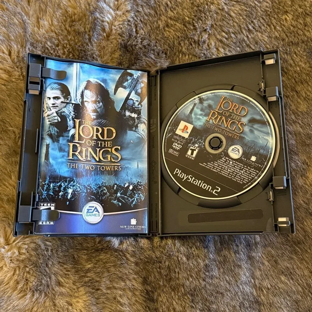 Lord Of The Rings Two Towers PS2 Playstation 2 Game Complete